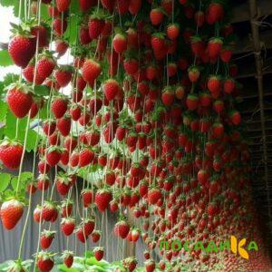 Клубника ампельная Анастасия купить по цене от 370р. в интернет-магазине «Посадика» с доставкой почтой в в Каменск-Уральскийе и по всей России – [изображение №1].