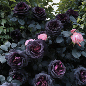 Роза Черная купить по цене от 450р. в интернет-магазине «Посадика» с доставкой почтой в в Каменск-Уральскийе и по всей России – [изображение №1].