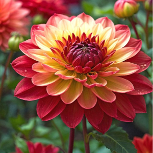 Георгин Оникс Найт купить по цене от 590р. в интернет-магазине «Посадика» с доставкой почтой в в Каменск-Уральскийе и по всей России – [изображение №1].