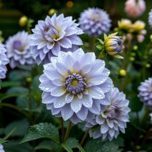 Георгин Акварель купить по цене от 680р. в интернет-магазине «Посадика» с доставкой почтой в в Каменск-Уральскийе и по всей России – [изображение №1].